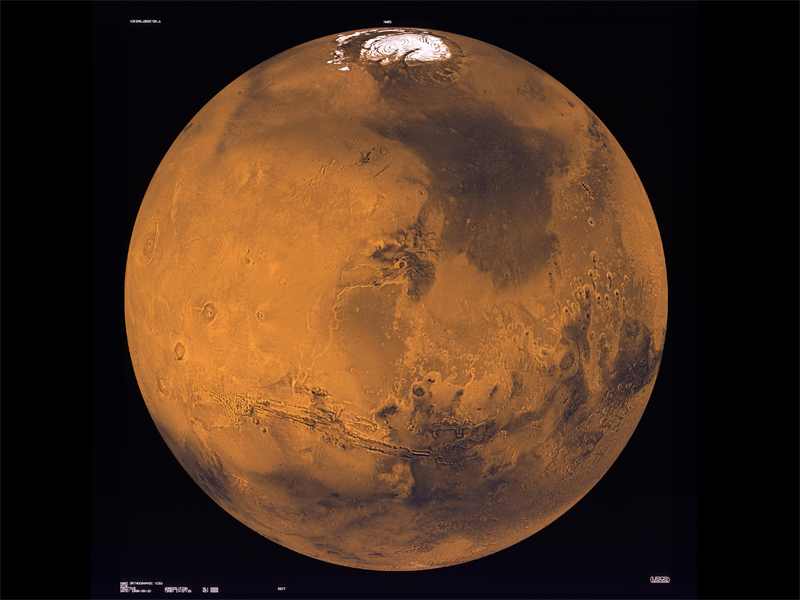 写真：火星全景